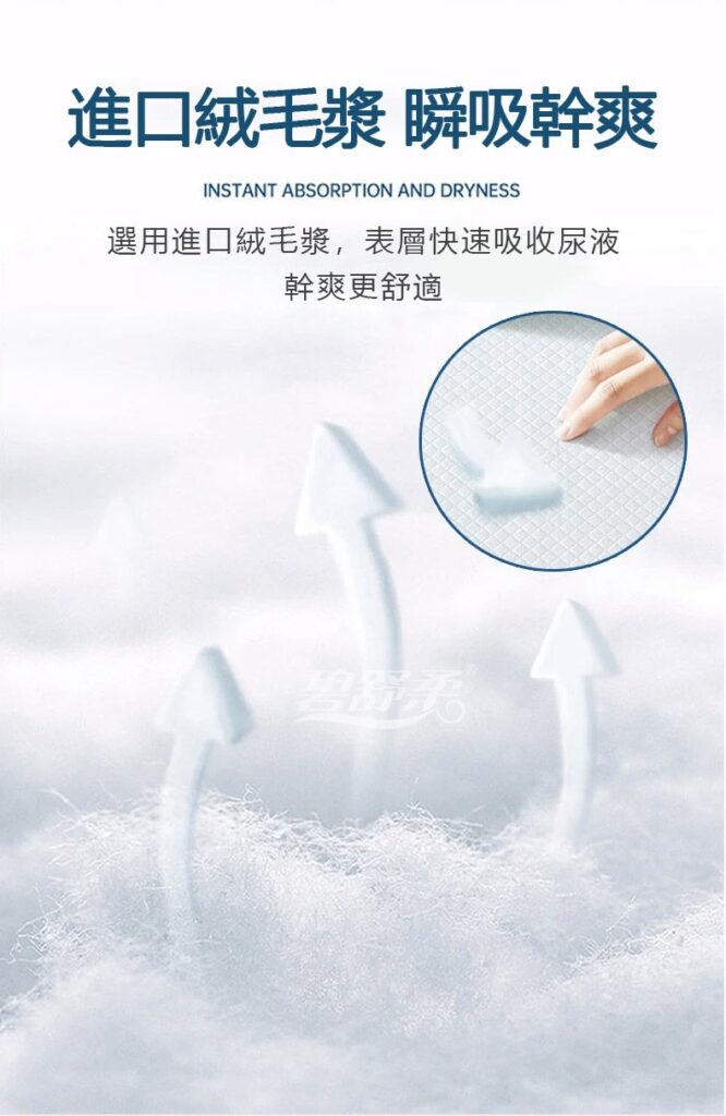 護理墊使用前後清潔壓力比較情境