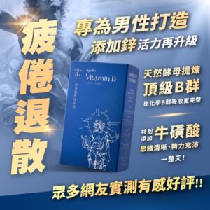男性B群怎麼吃？阿波羅加強版男性B群的食用方式、成分重點與挑選技巧