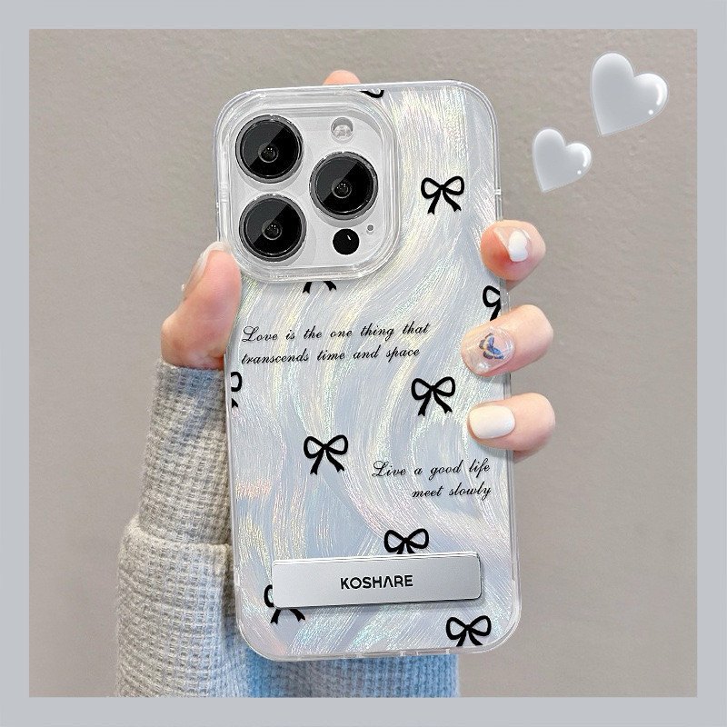 蝴蝶結手機殼質感外觀