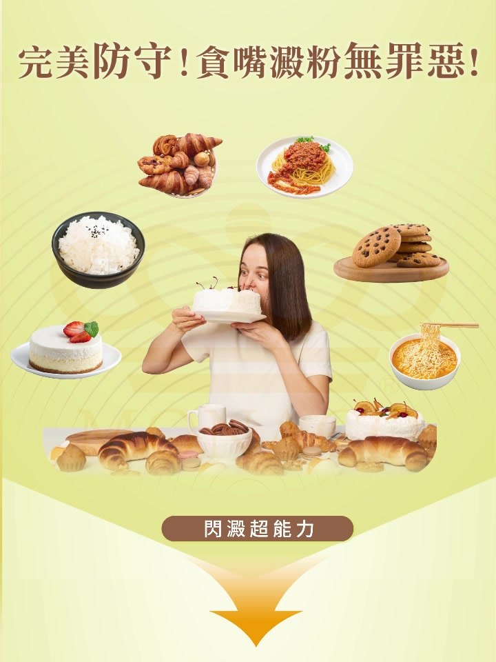 餐後飢餓感與甜食衝動示意