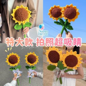 送花最怕踩雷？編織花束用巨型花朵解決「不耐看、難保存、拍照不出效果」