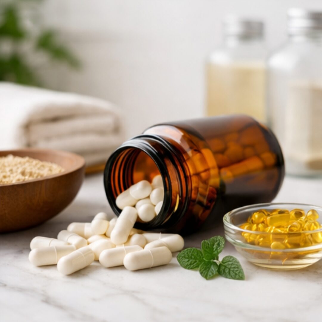 膠囊服用與生活節奏示意