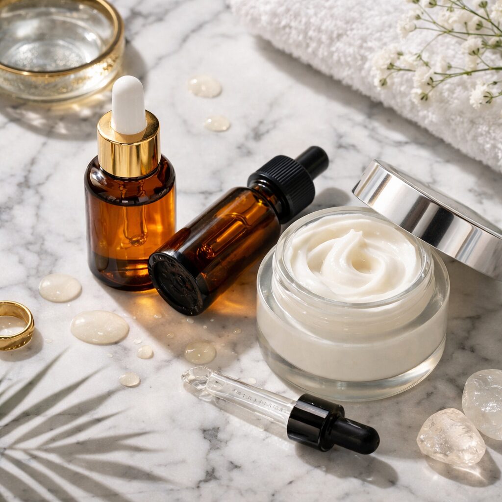 溫熱按摩霜質地與推開效果