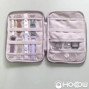 多尺寸錶帶收納包怎麼挑？用拉鍊保護與分隔整理，讓旅行配件不再打結
