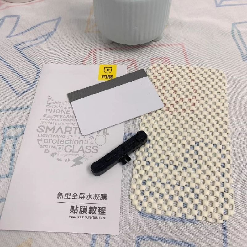 貼合完成後的清潔與觸控體驗示意
