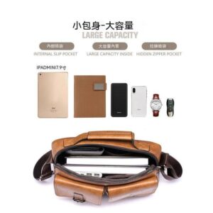 第一次用復古單肩斜背包就上手：多隔層收納的擺放順序與拿取動線