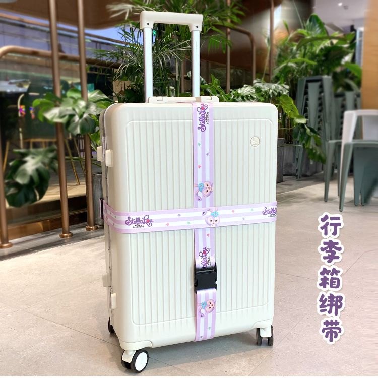 行李箱綁帶綁法示意圖