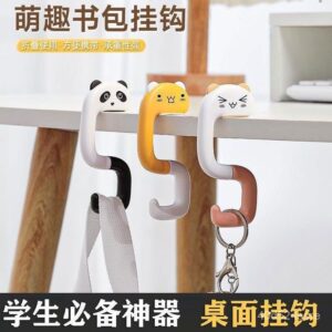 桌邊掛包怎麼用才順手？學生書包掛鈎桌麵可拆卸移動掛包器的安裝與調整教學