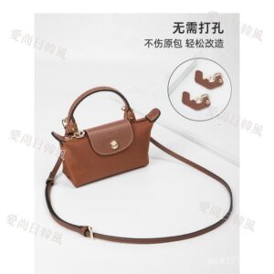 包包不好背的痛點怎麼解？免打孔真皮扣背帶改造的實用解法