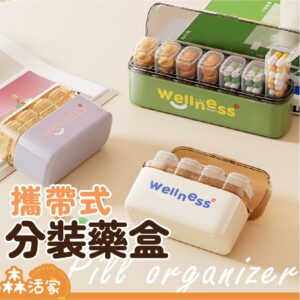 分裝藥盒使用教學：從「一次分好」到「外出不慌」的流程整理（密封款可視化）