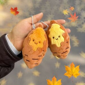 通勤包包總覺得「少了點溫度」？用烤蜜薯毛絨掛件解決冬季心情落差