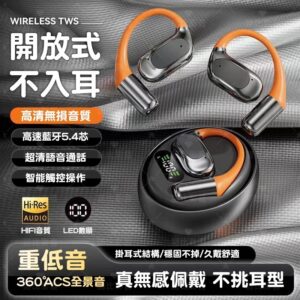 從佩戴到連線：耳掛式藍芽耳機（OWS開放式降噪）使用新手教學