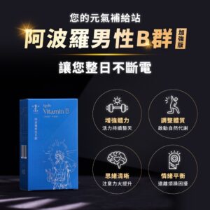 男性B群怎麼比較才不迷路？TERRA 阿波羅（2盒組）vs 常見配方看重點