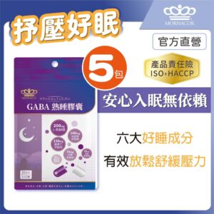 睡前腦袋停不下來？用「GABA＋L-色胺酸＋酸棗仁＋γ-穀維素」打造更好入睡節奏