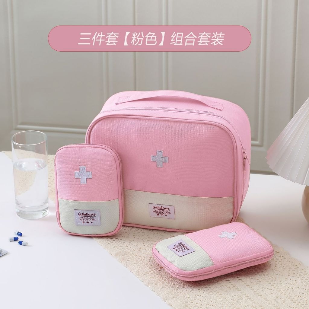 旅行醫療包放入常用物品示意