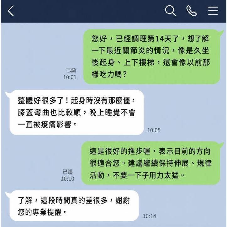 消腫緩痛與日常行動恢復