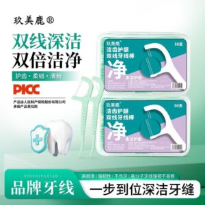 新手也能上手的牙線棒用法:玖美鹿雙線牙線雙排:從「正確角度」到「不傷牙齦」