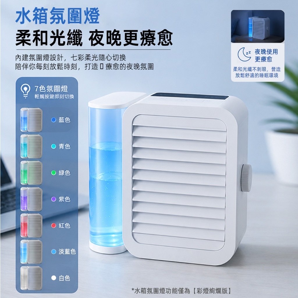 水冷霧化與加水示意