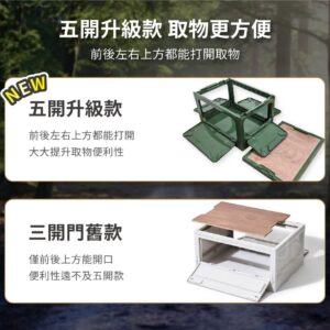 露營收納箱怎麼分區才不會越用越亂?五開門送桌板的整理流程